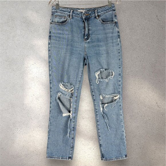 PacSun Denim - PacSun Distressed Skinny Jeans Women’s 28 Light Wash Y2K Grunge Denim
